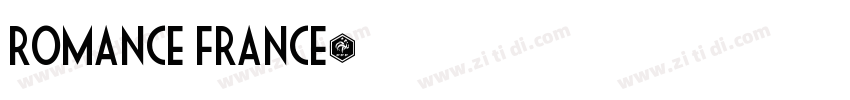 Romance France字体转换